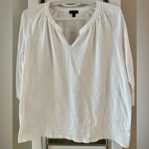 Talbots White Women's Blouse